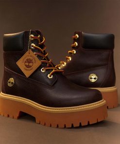 Timberland-Womens Stone Street Espresso 6-Inch Lace-Up Waterproof Boot-tims shoes 2