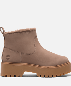 Timberland Footwear Women’s Stone Street Mid Warm Lined Boot-Womens Stone Street Mid Warm Lined Boot- TB0A283GEN5-tims shoes