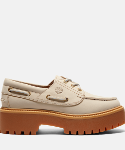 Timberland Women Footwear-Women’s Stone Street Platform Boat Shoe- TB0A6AVY236-tims shoes