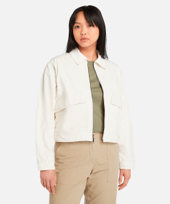 Timberland Women Clothing-Womens Strafford Washed Canvas Jacket- TB0A5VJ7CM9-timberland outlet