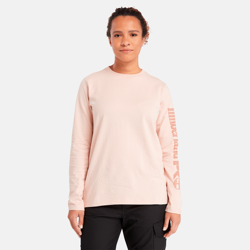 Timberland Timberland PRO® Women's Workwear-Womens Timberland PRO® Core Long-Sleeve T-Shirt- TB0A6D8J662-timberland loafers