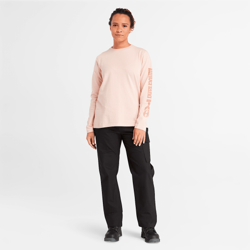 Timberland Timberland PRO® Women's Workwear-Womens Timberland PRO® Core Long-Sleeve T-Shirt- TB0A6D8J662-timberland loafers - Image 2