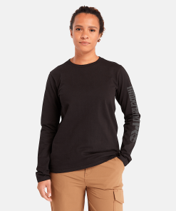 Timberland Timberland PRO® Women’s Workwear-Womens Timberland PRO® Core Long-Sleeve T-Shirt- TB0A6D8J001-black timberland