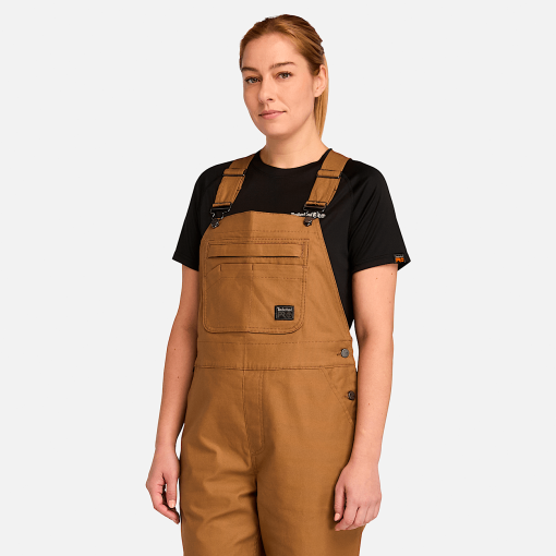 Timberland Timberland PRO® Women's Workwear-Womens Timberland PRO® GritFlex Canvas Bib Overall- TB0A5X4UD02-timbs men - Image 2