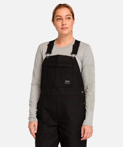 Timberland Timberland PRO® Women’s Workwear-Womens Timberland PRO® GritFlex Canvas Bib Overall- TB0A5X4U001-black timberland