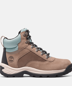 Timberland Women Footwear-Womens White Ledge Waterproof Hiking Boot- TB1A2KXV929-timberland loafers