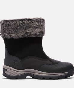 Timberland Footwear Women’s White Ledge Waterproof Pull-On Snow Boot-Womens White Ledge Waterproof Pull-On Snow Boot- TB1A2KQY015-timberland sale