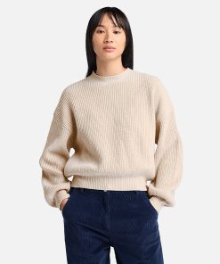 Timberland Women Clothing-Womens Wool Blend Crew Sweater- TB0A5ZNFEGM-timberland near me