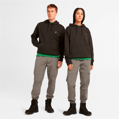 Timberland Featured Collections All Gender Collection-Woven Badge Hoodie- TB0A5RD2001-timberland boots near me